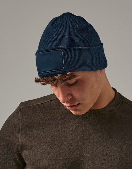 Beechfield Recycled Original Patch Beanie – bedruckt oder bestickt