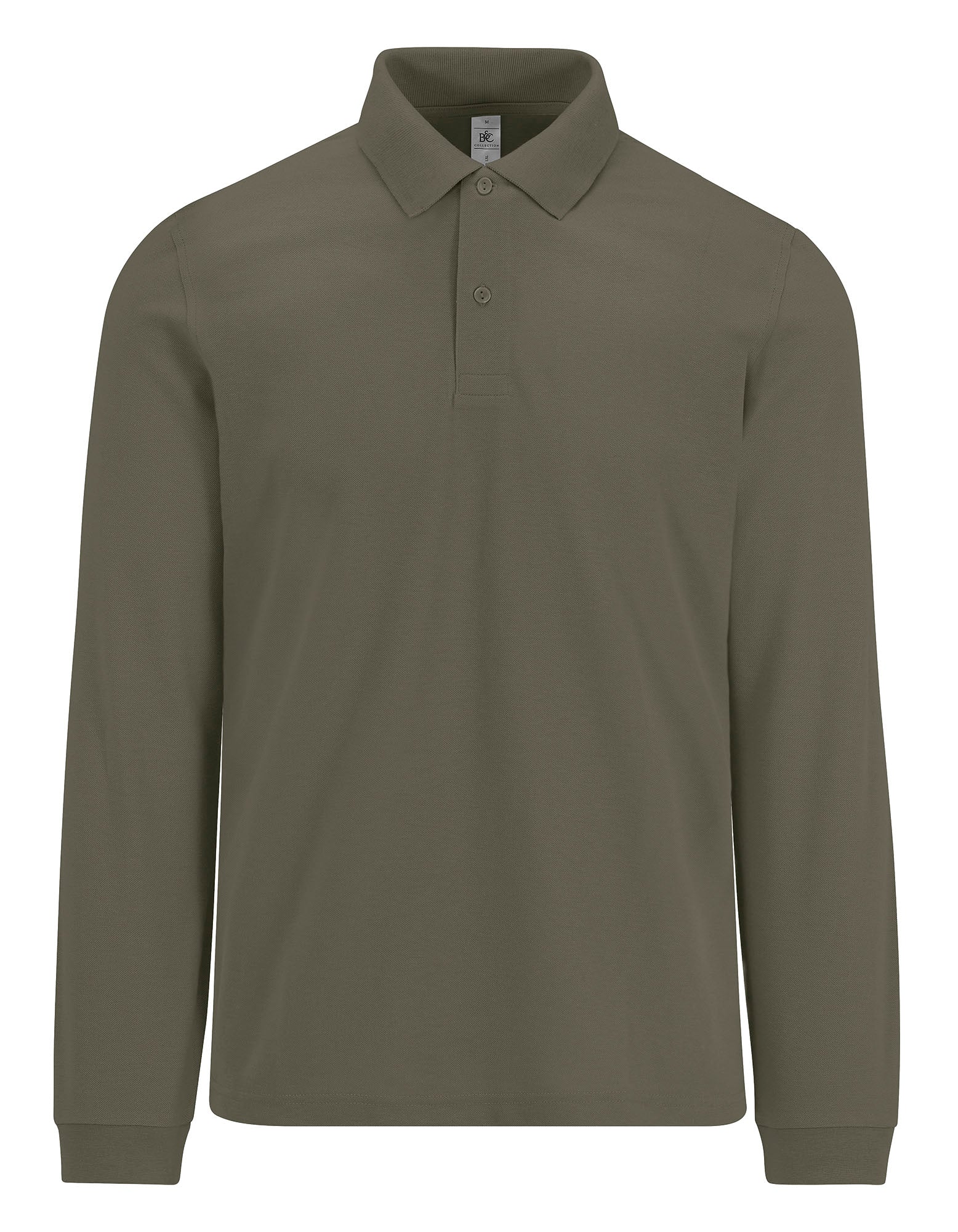 Langarm Piqué-Poloshirt aus Baumwolle – bedruckt oder bestickt