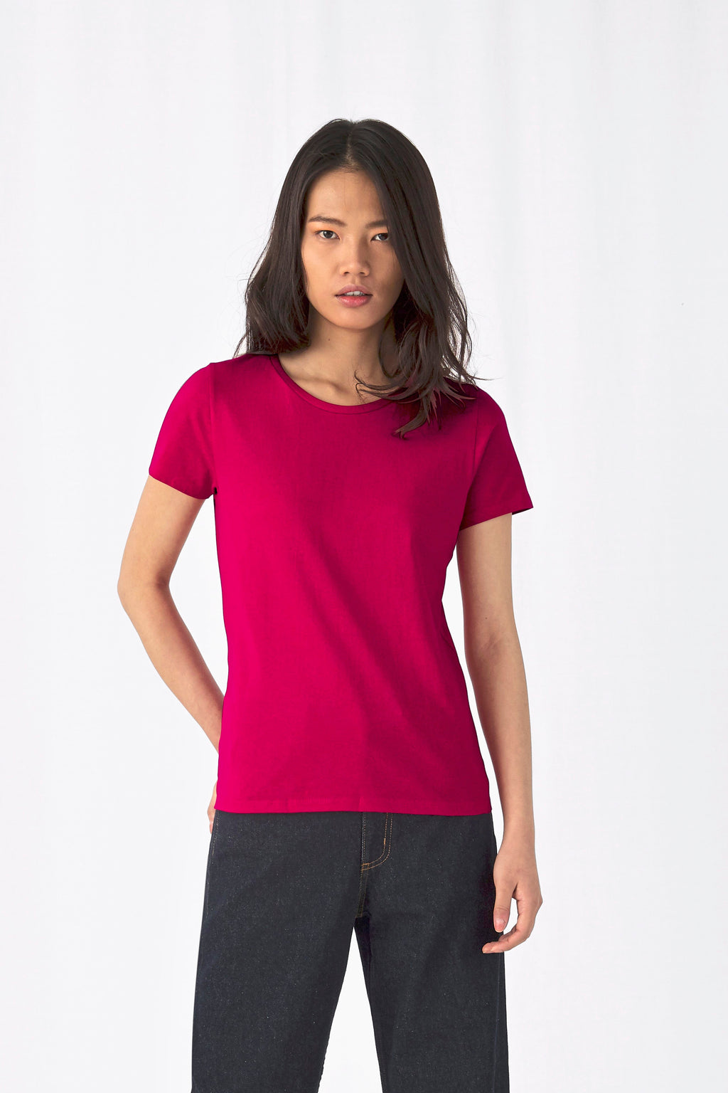 B&C BE INSPIRED Damen T-Shirt – bedruckt oder bestickt