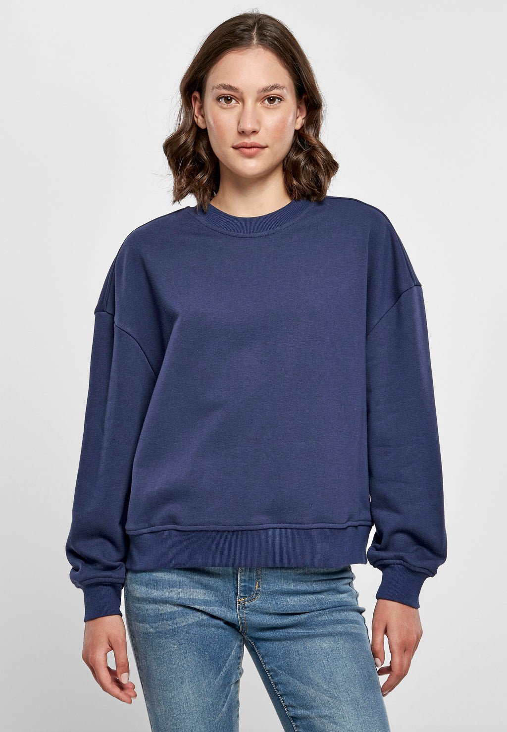 Damen Oversized Crewneck Sweatshirt 300gsm BYB