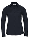 Ladies' Long Sleeve Classic Bluse bedruckt oder bestickt