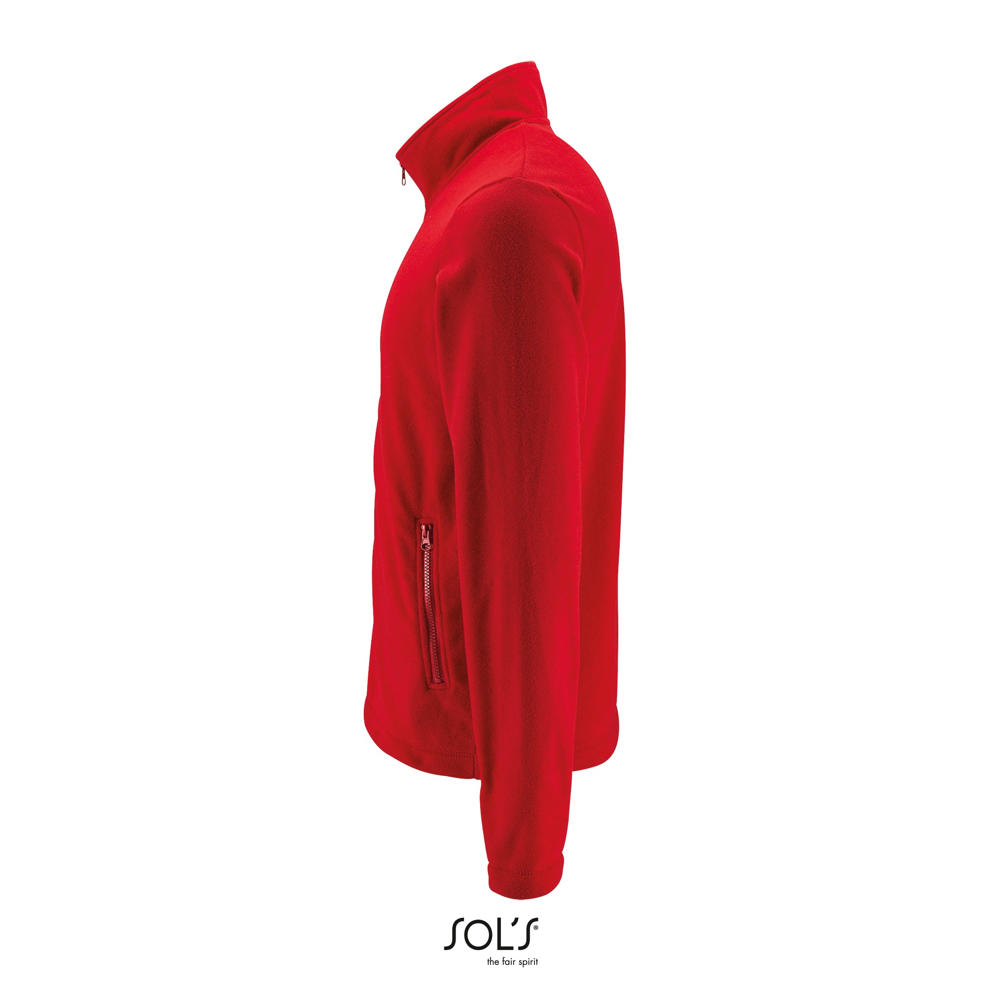 Men’s Plain Fleece Jacket Norman SOL’S – bedruckt oder bestickt
