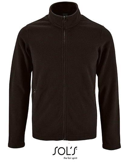Men’s Plain Fleece Jacket Norman SOL’S – bedruckt oder bestickt