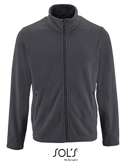 Men’s Plain Fleece Jacket Norman SOL’S – bedruckt oder bestickt