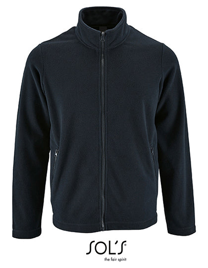 Men’s Plain Fleece Jacket Norman SOL’S – bedruckt oder bestickt