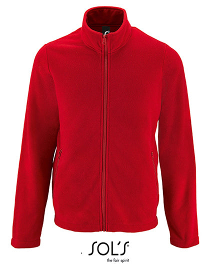 Men’s Plain Fleece Jacket Norman SOL’S – bedruckt oder bestickt