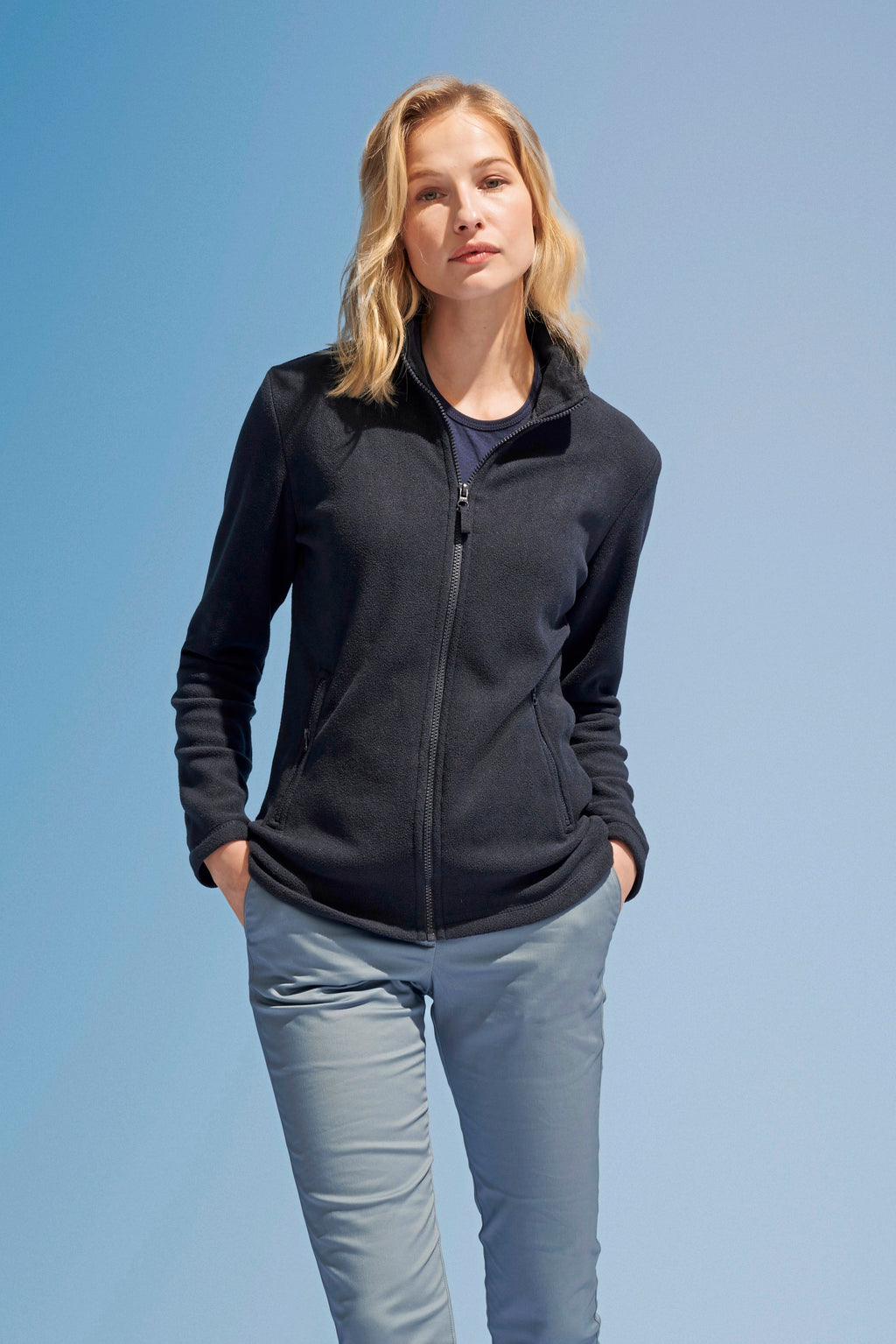 Women´s Plain Fleece Jacket Norman - bedruckt oder bestickt