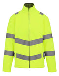 Pro Contract Hi-Vis Thor Fleece Jacke – bedruckt oder bestickt