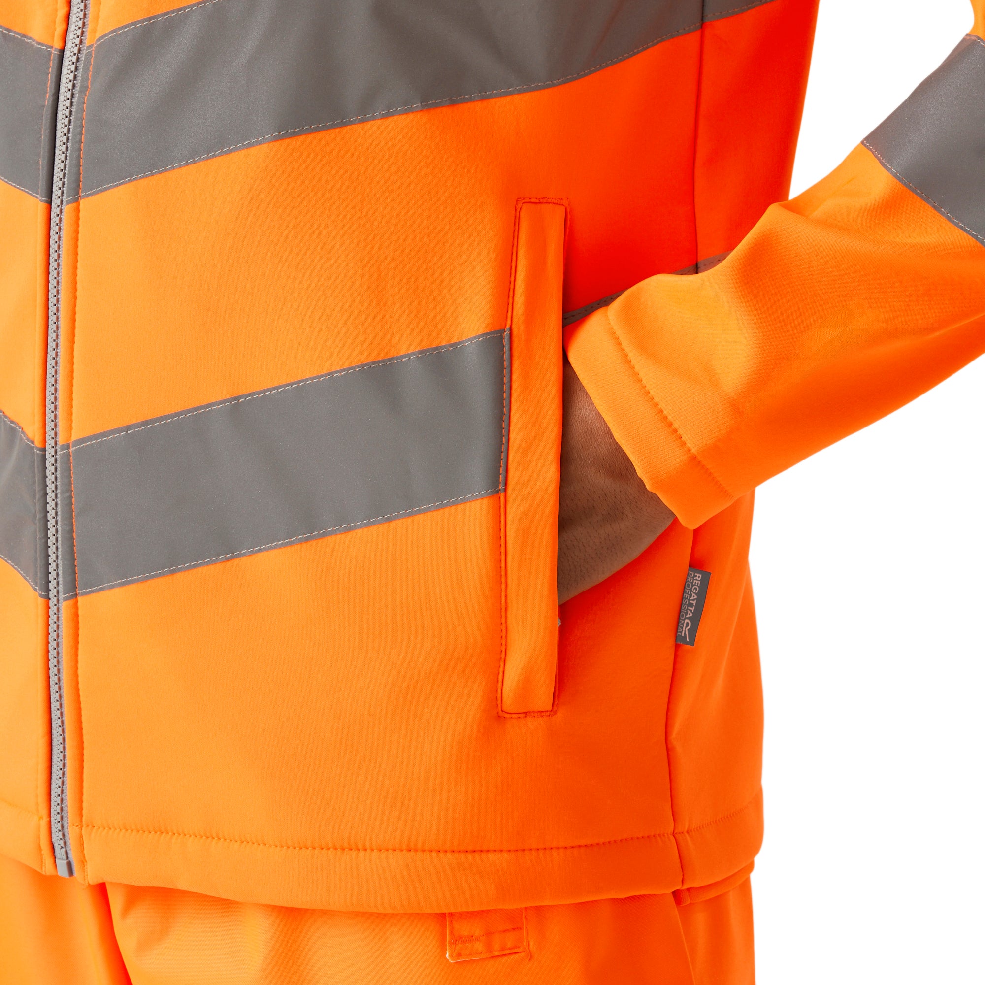 Pro Contract Hi-Vis Ablaze 2L Softshell Jacke – bedruckt oder bestickt
