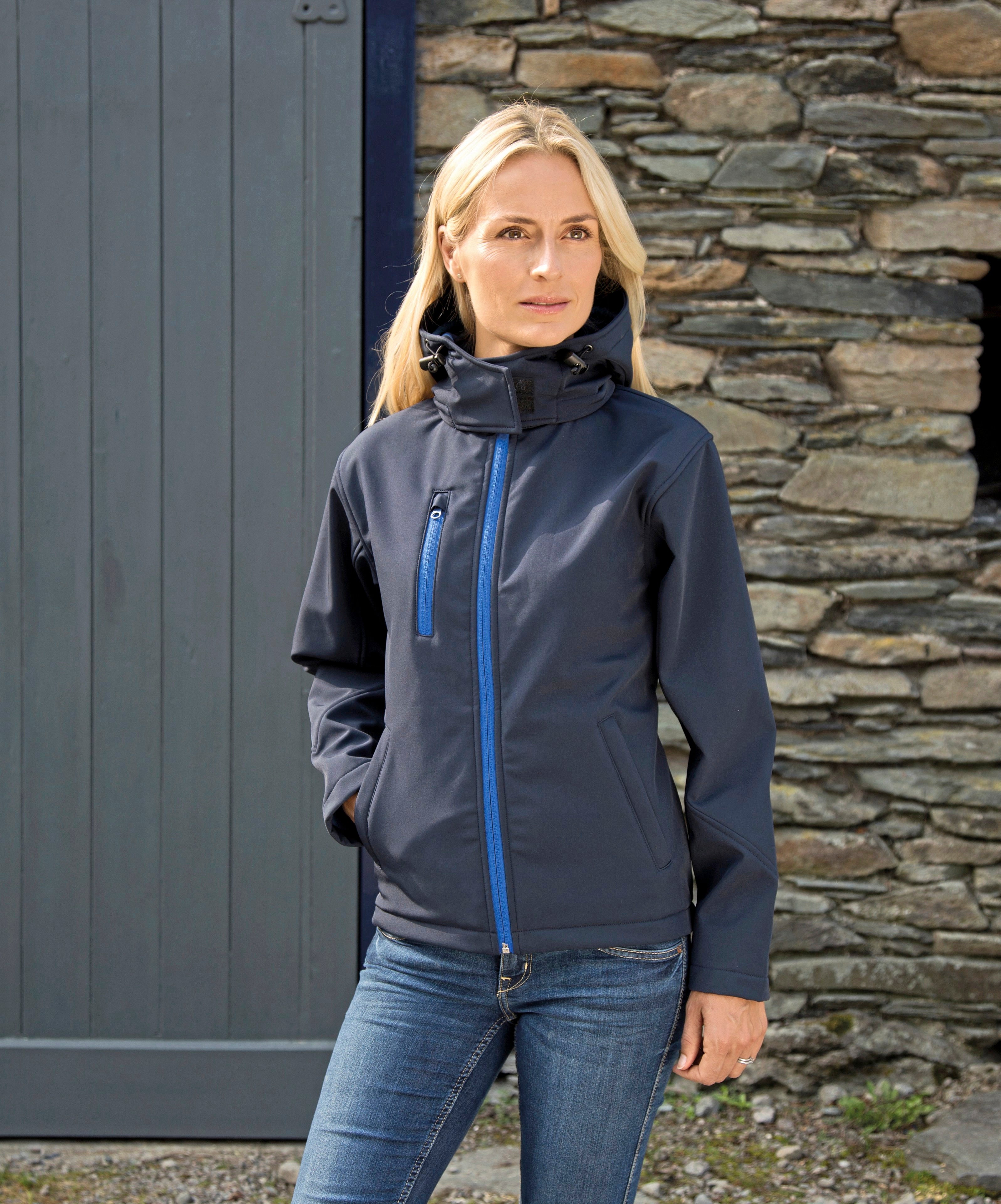 PREMIUM KAPUZEN-SOFTSHELL-JACKE  TX PERFORMANCE RT230 Damen