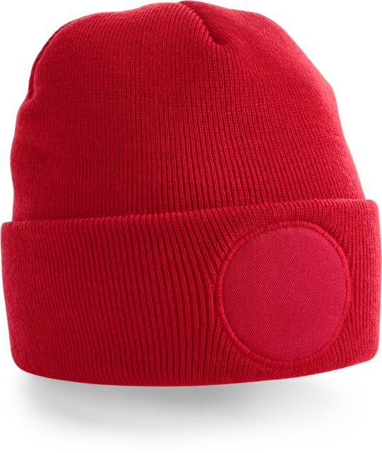 Beechfield Circular Patch Beanie – bedruckt oder bestickt
