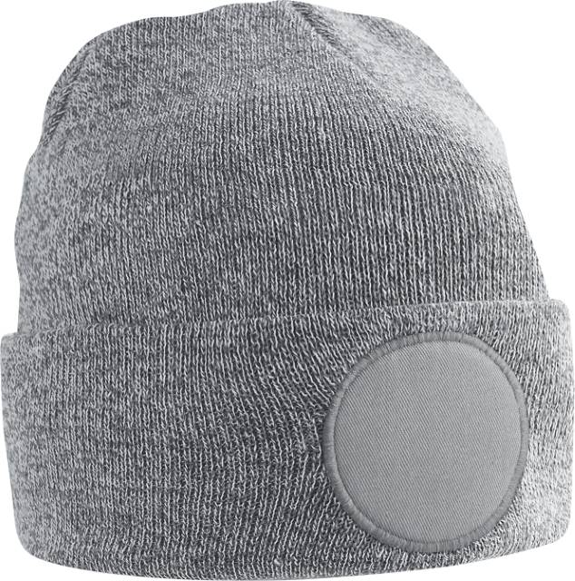 Beechfield Circular Patch Beanie – bedruckt oder bestickt