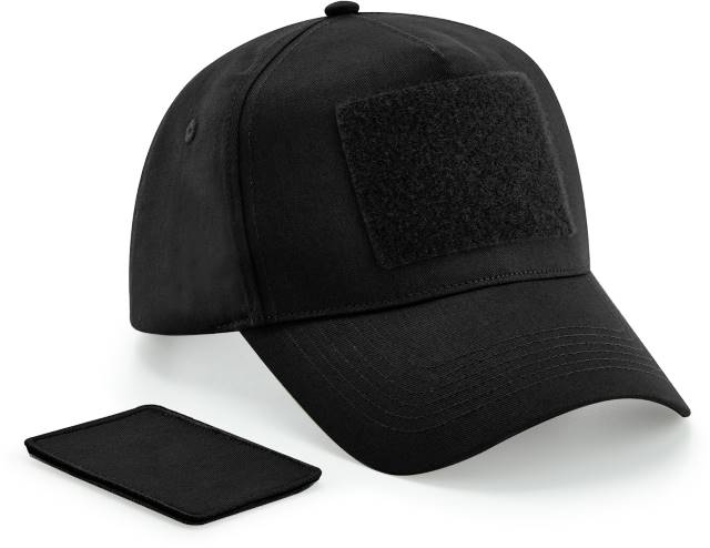 Beechfield 5-Panel Cap mit austauschbarem Patch – bedruckt oder bestickt